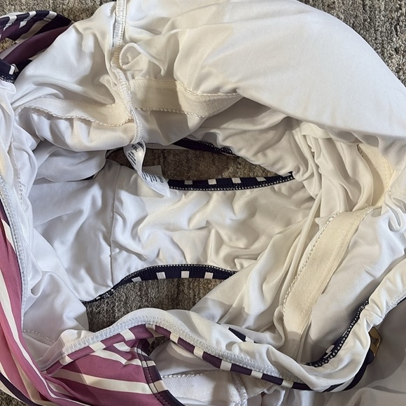 Lands' End pink/purple with white Stripes - Swimsuit - one piece - size XXL - Picture 5 of 6